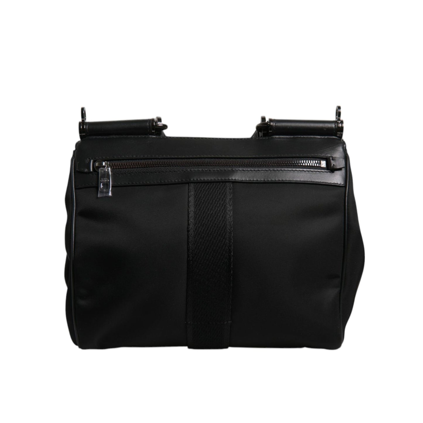 Dolce & Gabbana Brown Leopard Print Lacquard Nylon Sicily Tote Bag