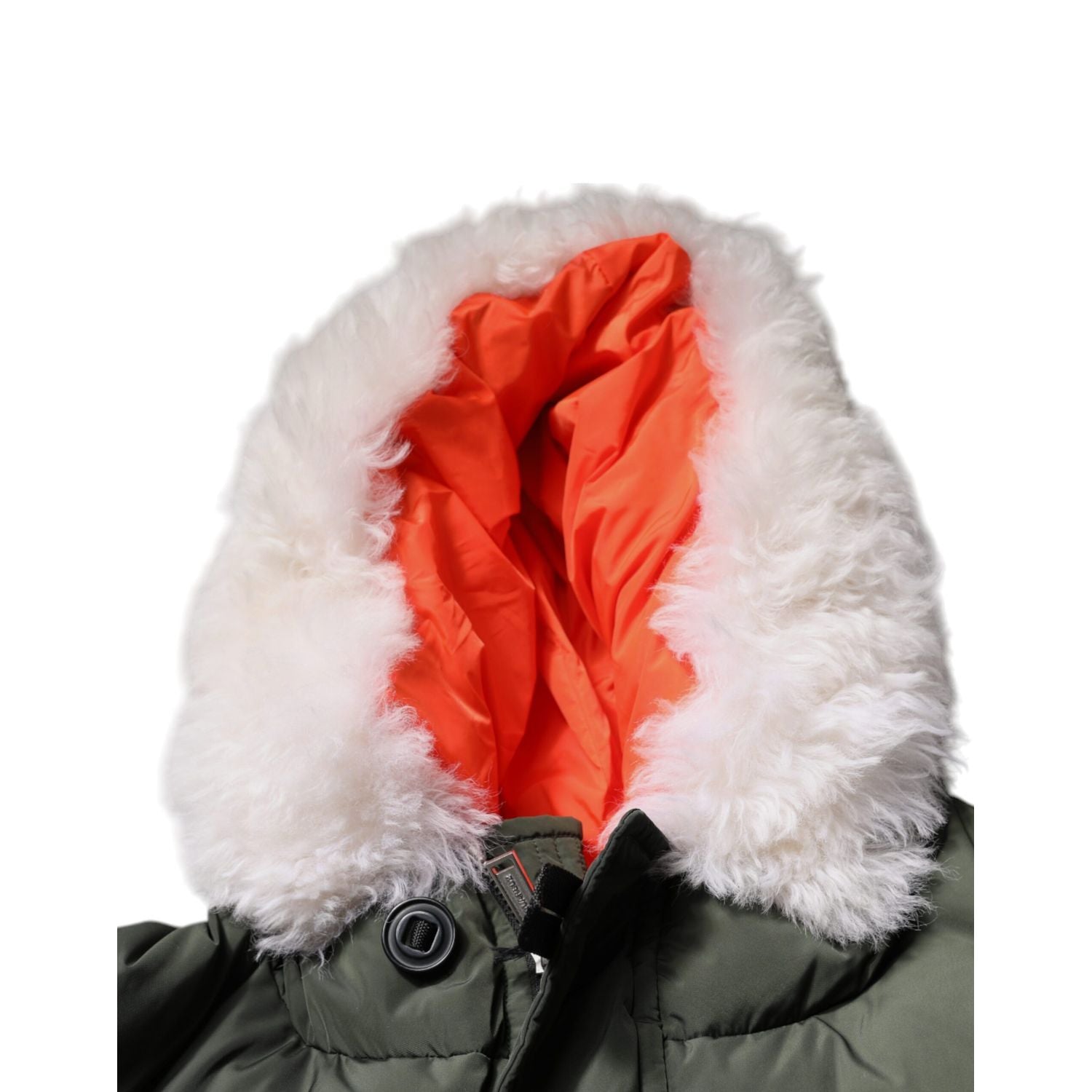 Front view with bag zipped and handles upright.