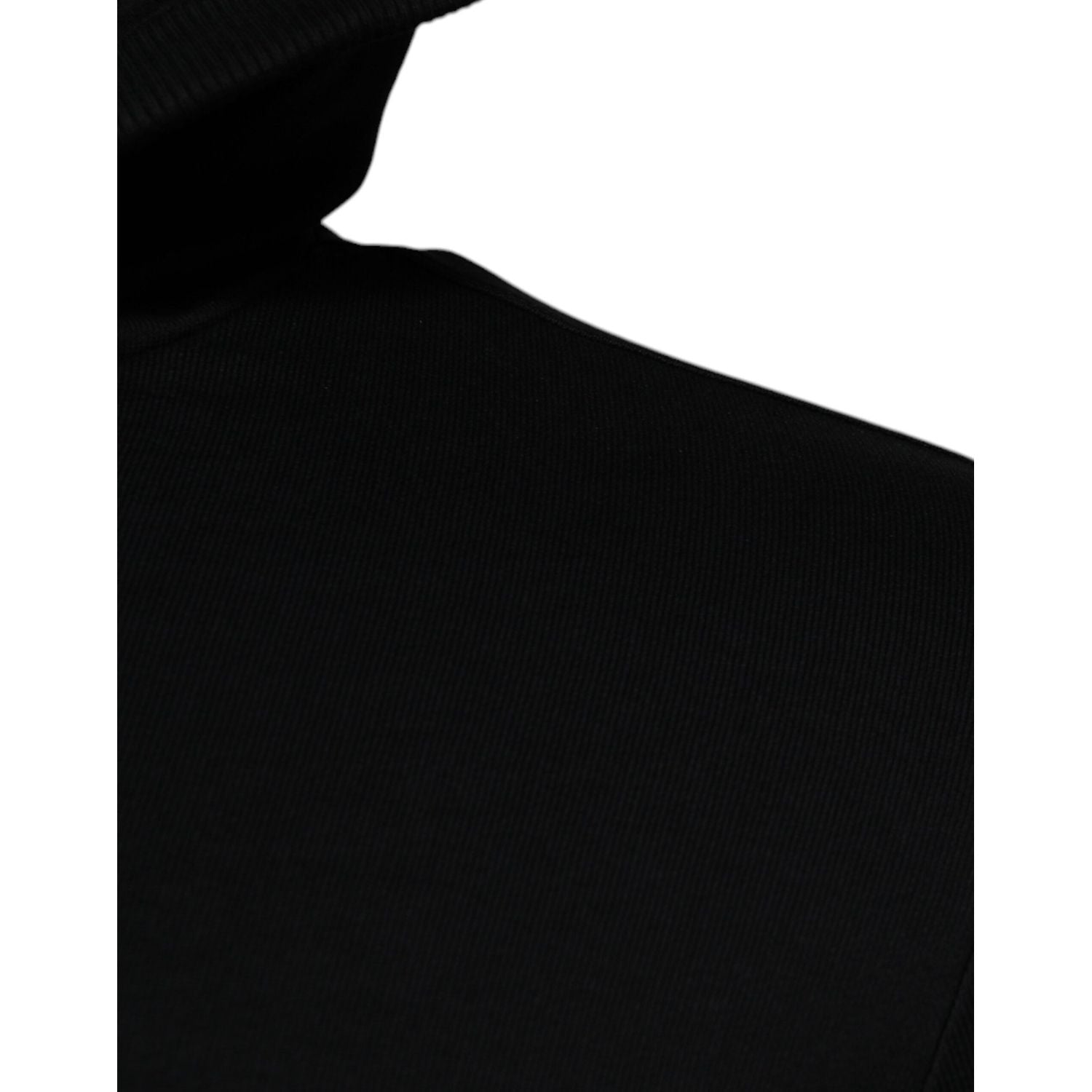 Dolce & Gabbana Black Logo Full Zip Hooded Sweatshirt Sweater