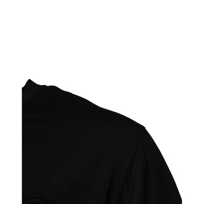 Dolce & Gabbana Black DG Logo Cotton Crew Neck T-shirt
