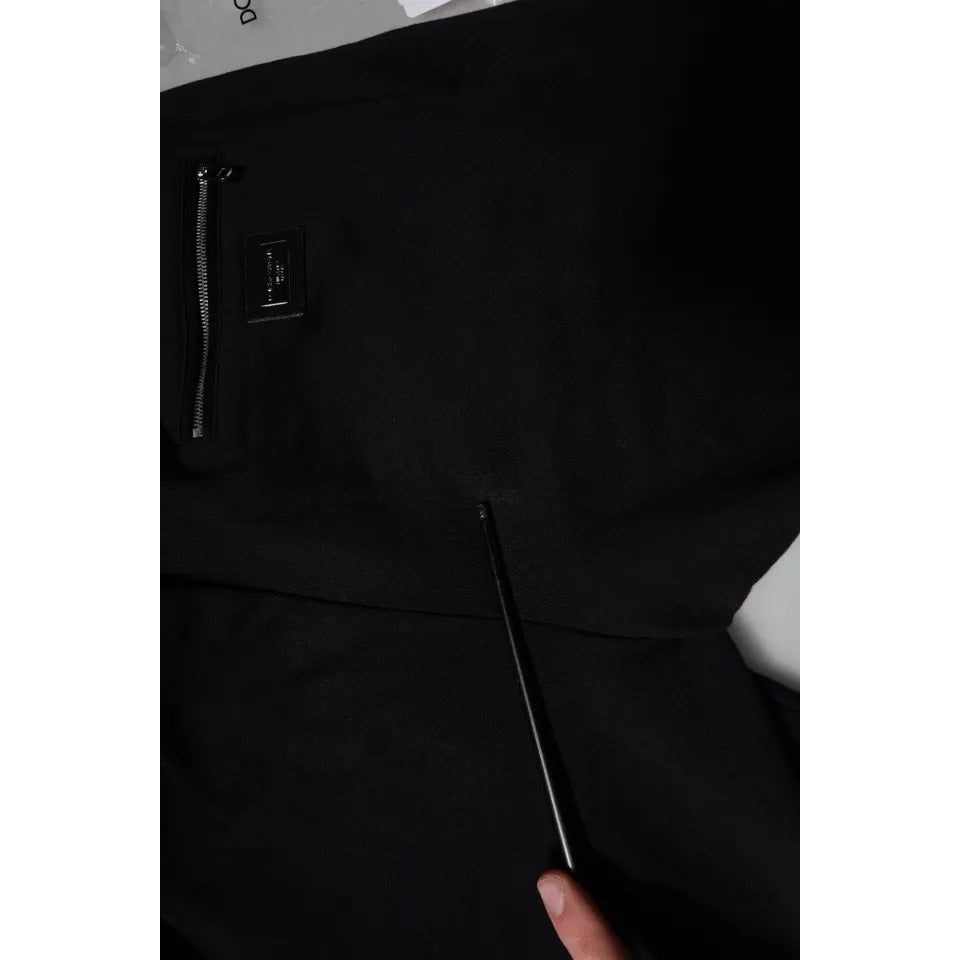 Dolce & Gabbana Black Cotton Jogger Jogging Pants