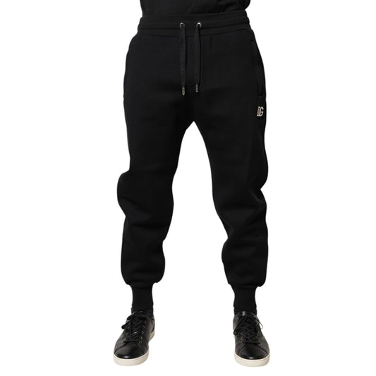 Dolce & Gabbana Black Modal Jogger Jogging Pants