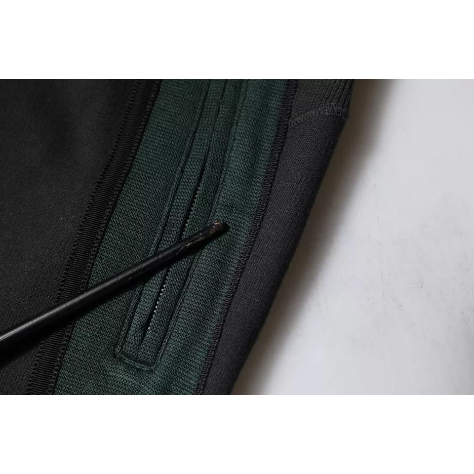 Dolce & Gabbana Black Cotton Blend Jogger Sweatpants Pants