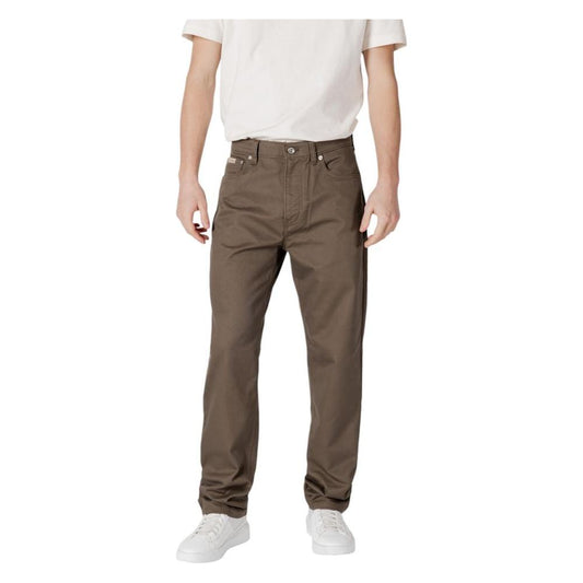 Calvin Klein Jeans Green Cotton Jeans & Pant