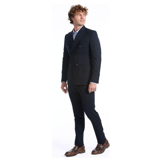 Baldinini Trend Blue Wool Suit BA-1033-IT52 | XL