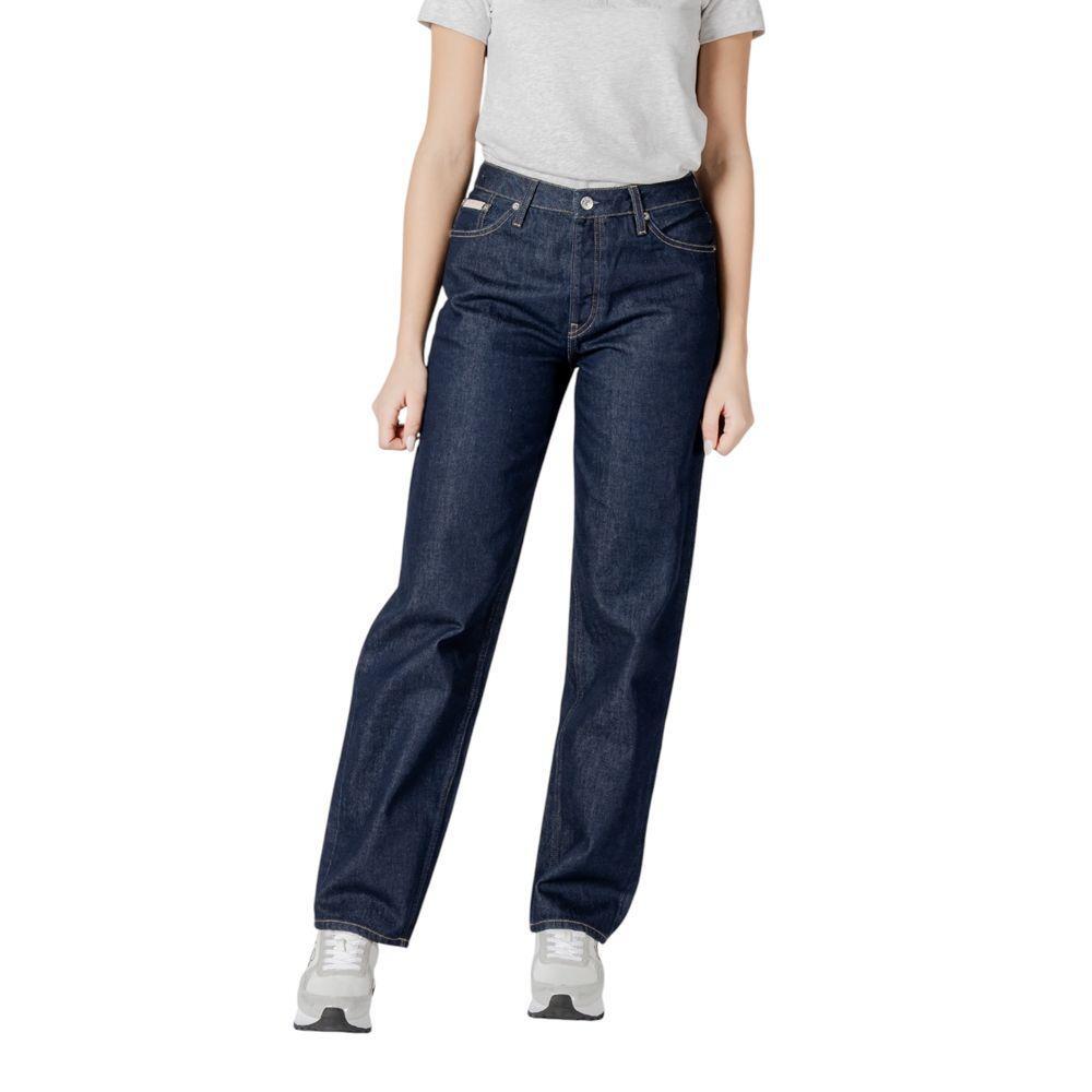 Calvin Klein Jeans Blue Cotton Relaxed Fit Jean CA-16504500348-W28