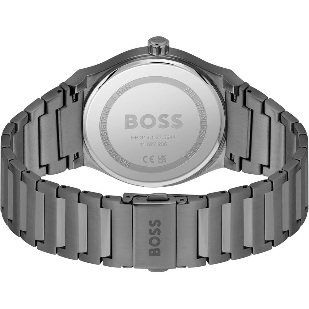 Hugo Boss Gray Stainless Steel Watch BO1514078AC