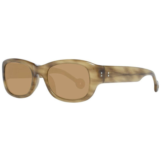 Hally&Son Brown Plastic Sunglasses HAHS55352S03AC