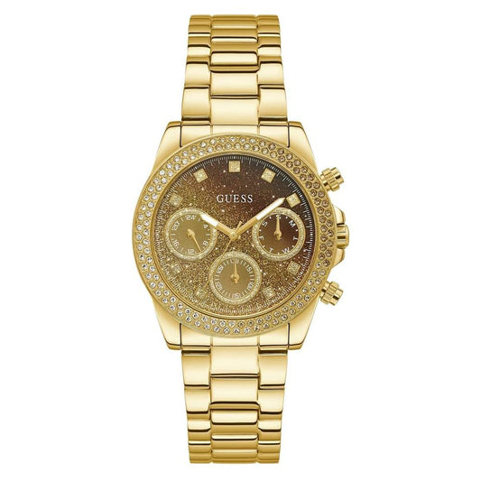 Guess Gold Stainless Steel Watch