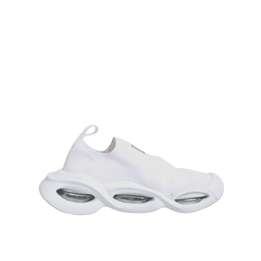 Dolce & Gabbana White Slip On Wave Low Top Sneakers Shoes