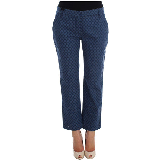 Dolce & Gabbana Polka Dotted Stretch Capri Jeans