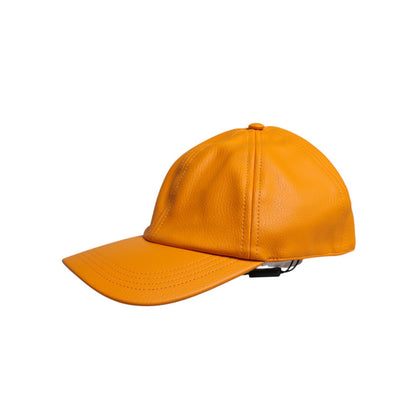Dolce & Gabbana Orange Cotton 6 Panels Baseball Cap