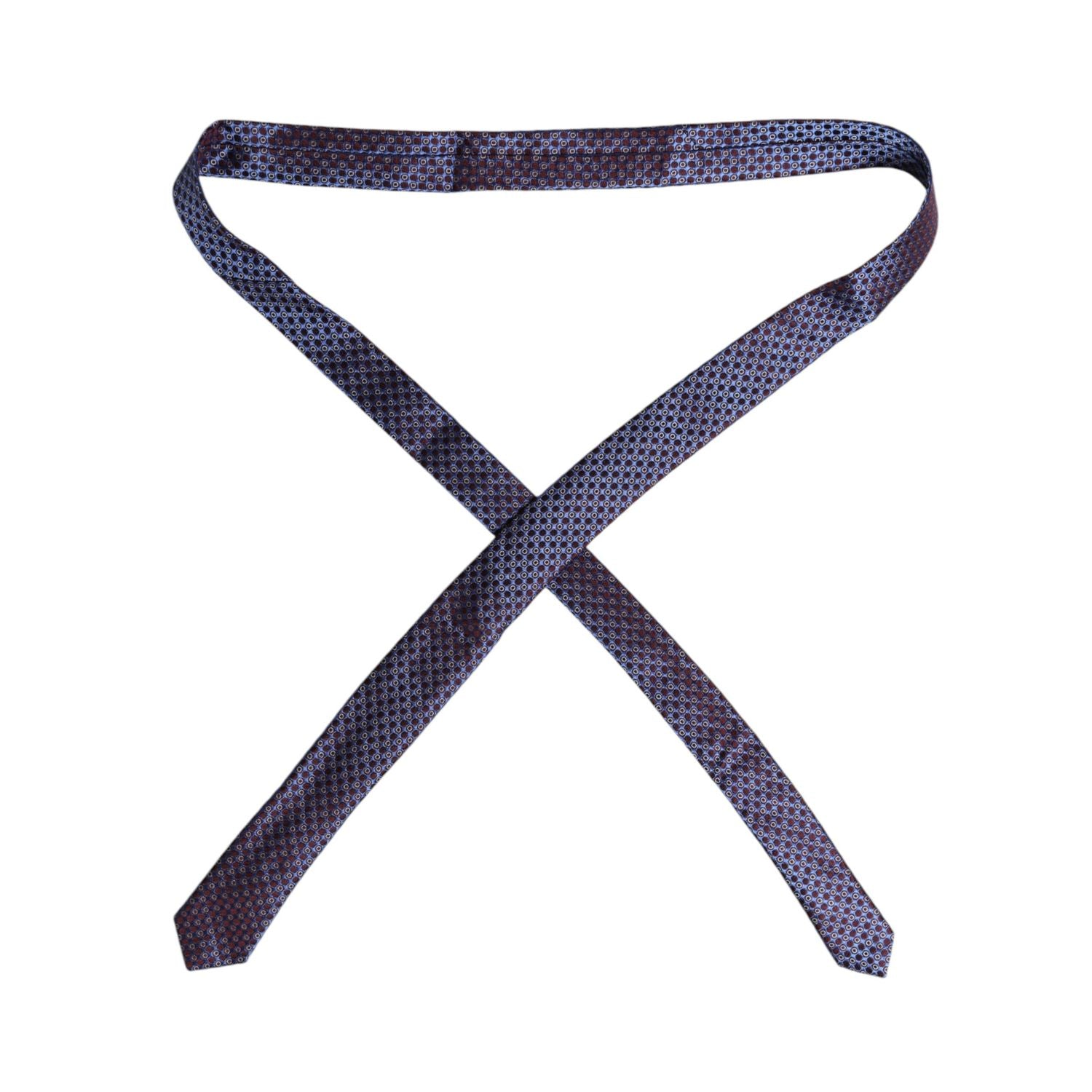 Dolce & Gabbana Multicolor Circles Silk Adjustable Necktie Tie