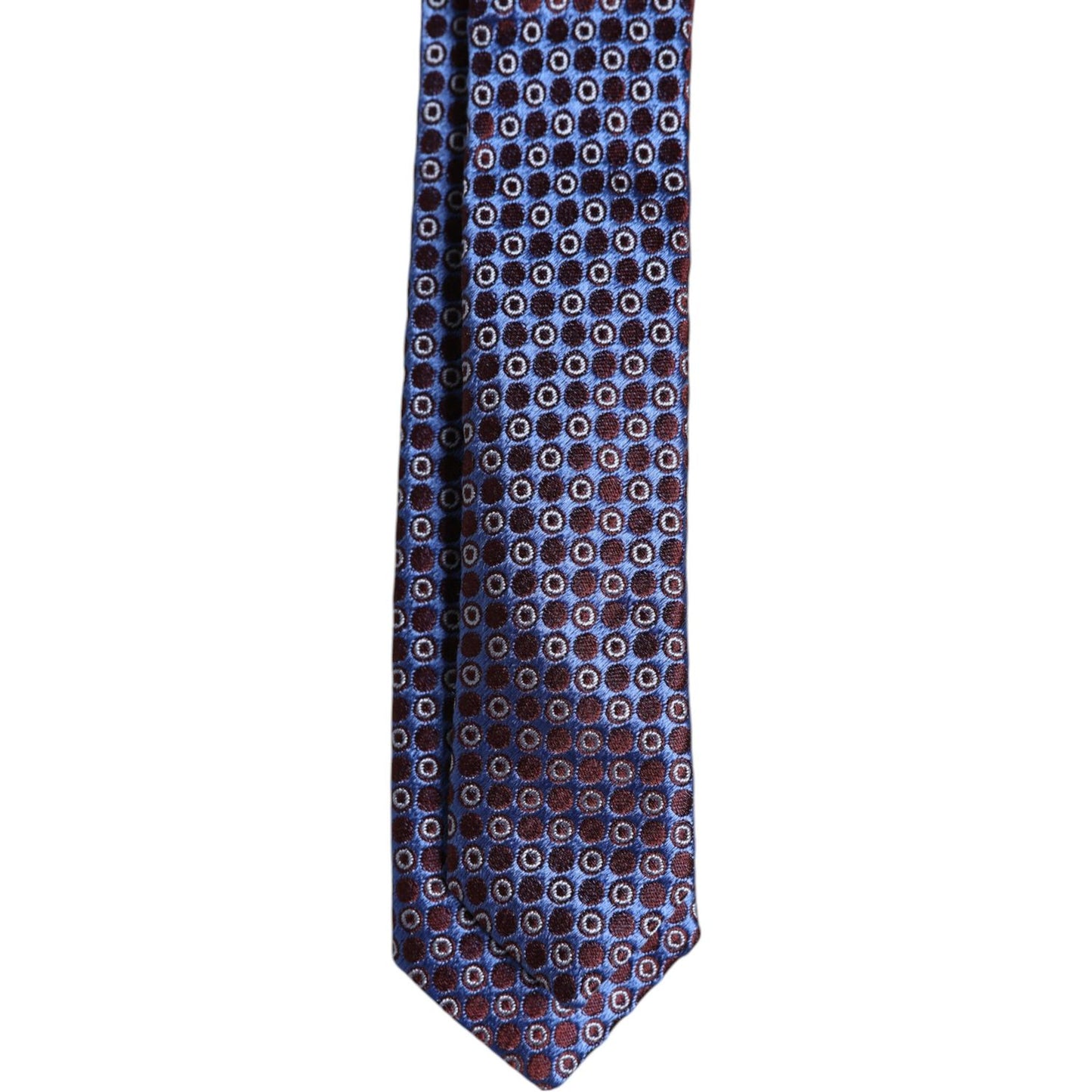 Dolce & Gabbana Multicolor Circles Silk Adjustable Necktie Tie