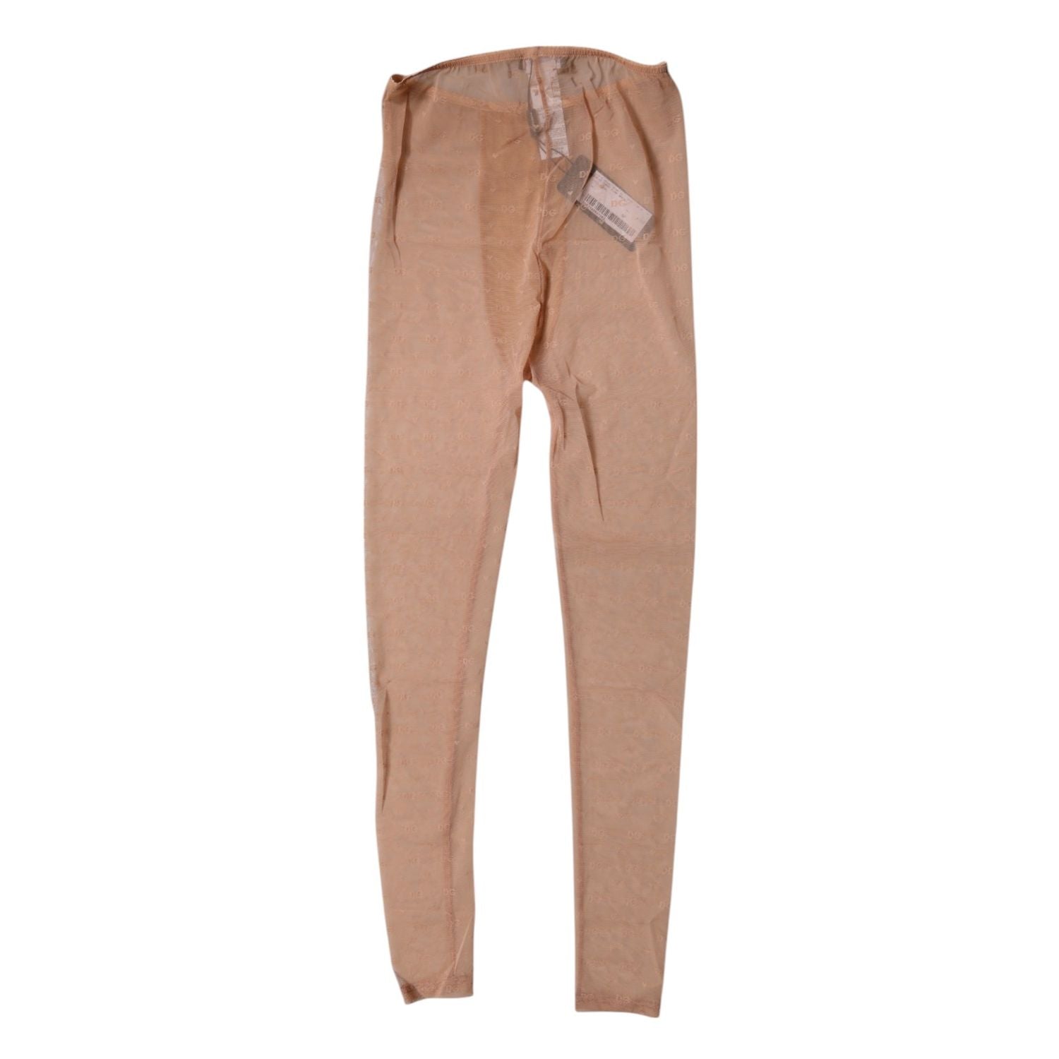 Dolce & Gabbana Nude Beige Logo Lace Lingerie Pants Underwear