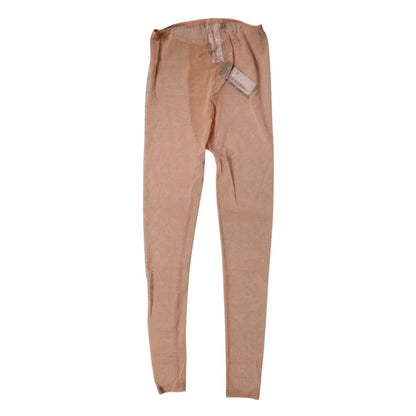 Dolce & Gabbana Nude Beige Logo Lace Lingerie Pants Underwear