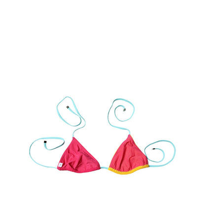 Dolce & Gabbana Multicolor Halter Beachwear Bikini Top Swimwear