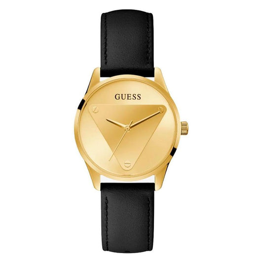 Guess Black Leather Watch GUGW0642L1AC