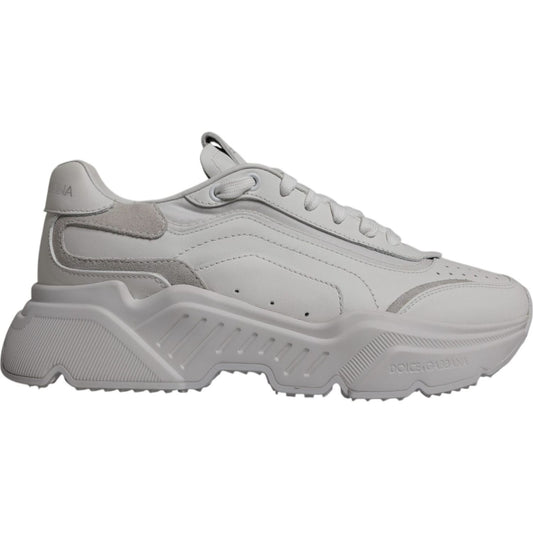 Dolce & Gabbana White Daymaster Low Top Sneakers Shoes MV7157-39.5