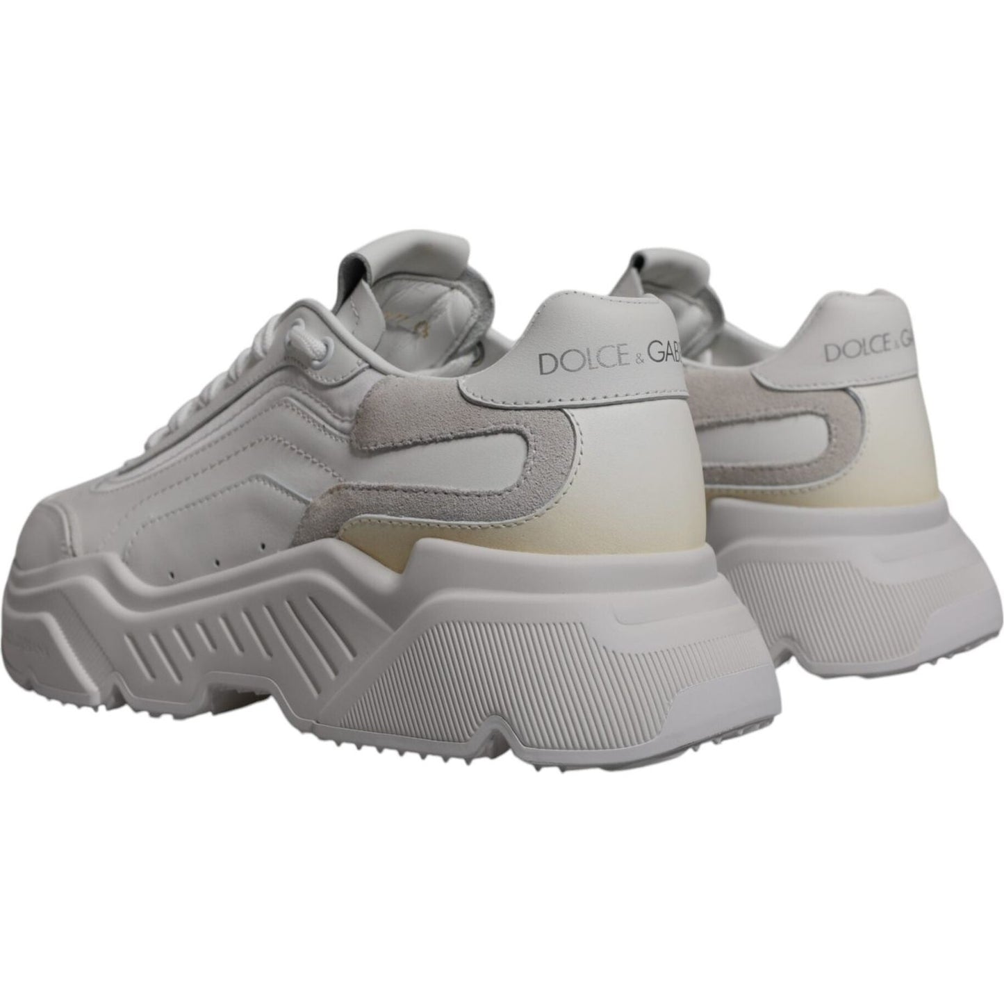 Dolce & Gabbana White Daymaster Low Top Sneakers Shoes
