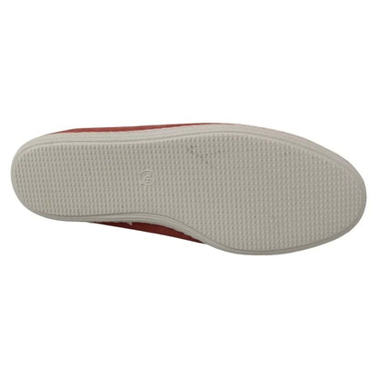 Pantofola D'Oro Coral Suede Lace Bow Loafers Ballet Flat Shoes