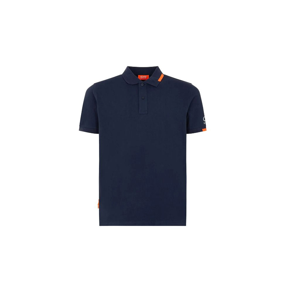 Suns Blue Cotton Polo Shirt
