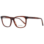 Guess Brown Unisex Glasses Frame in plastic full-rim with demo lenses, square style, includes branded case.