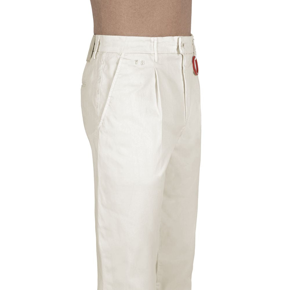 Tramarossa White Cotton Men Jeans