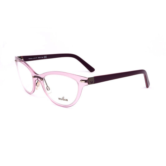 Hogan Purple Plastic Frames in bright lilac, women's glasses model HO5019078 with dimensions 51/20/135 mm.