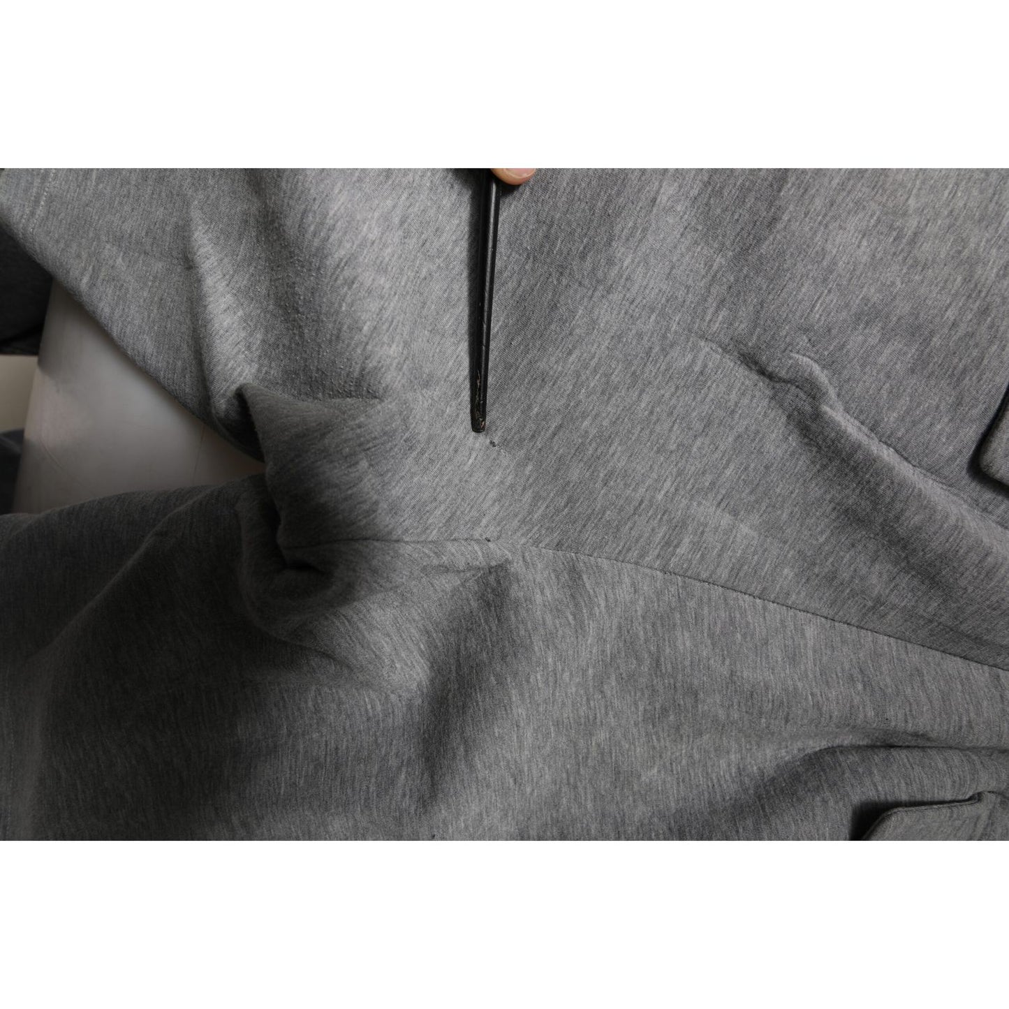 Dolce & Gabbana Gray Cotton Cargo Bermuda Sweatshorts Shorts