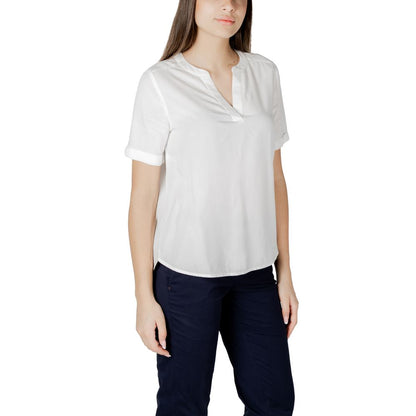 Street One White Viscose Blouse