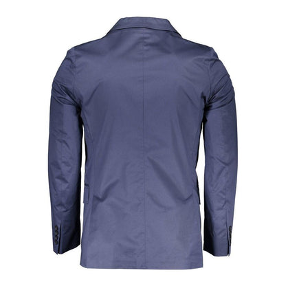 Gant Blue Cotton Men Jacket