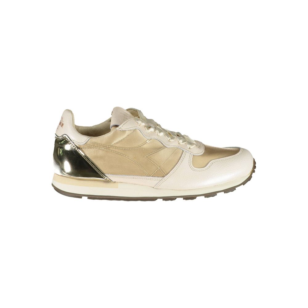 Diadora Beige Fabric Sneaker