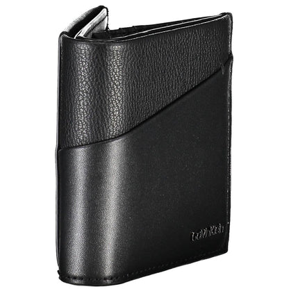 Calvin Klein Black Recycled Polyester Men Wallet