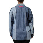 Dolce & Gabbana Blue Cotton Button Up Collared Long Sleeve Top TSH90106-38