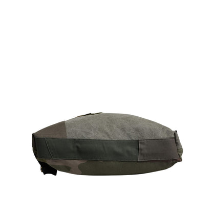 Dolce & Gabbana Military Green Patchwork Rucksack Backpack Bag