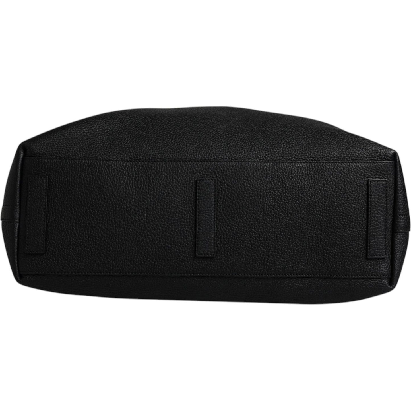 Dolce & Gabbana Black Calfskin Leather Hand Shoulder Duffle Bag