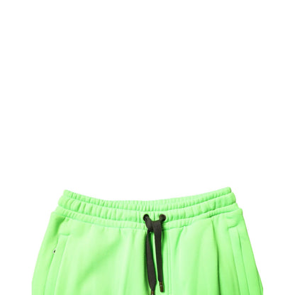 Dolce & Gabbana Green Patchwork Camouflage Men Cargo Shorts