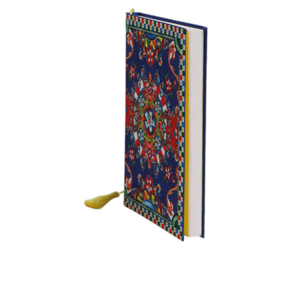Dolce & Gabbana Multicolor Polyester Carretto Siciliano Print Notebook