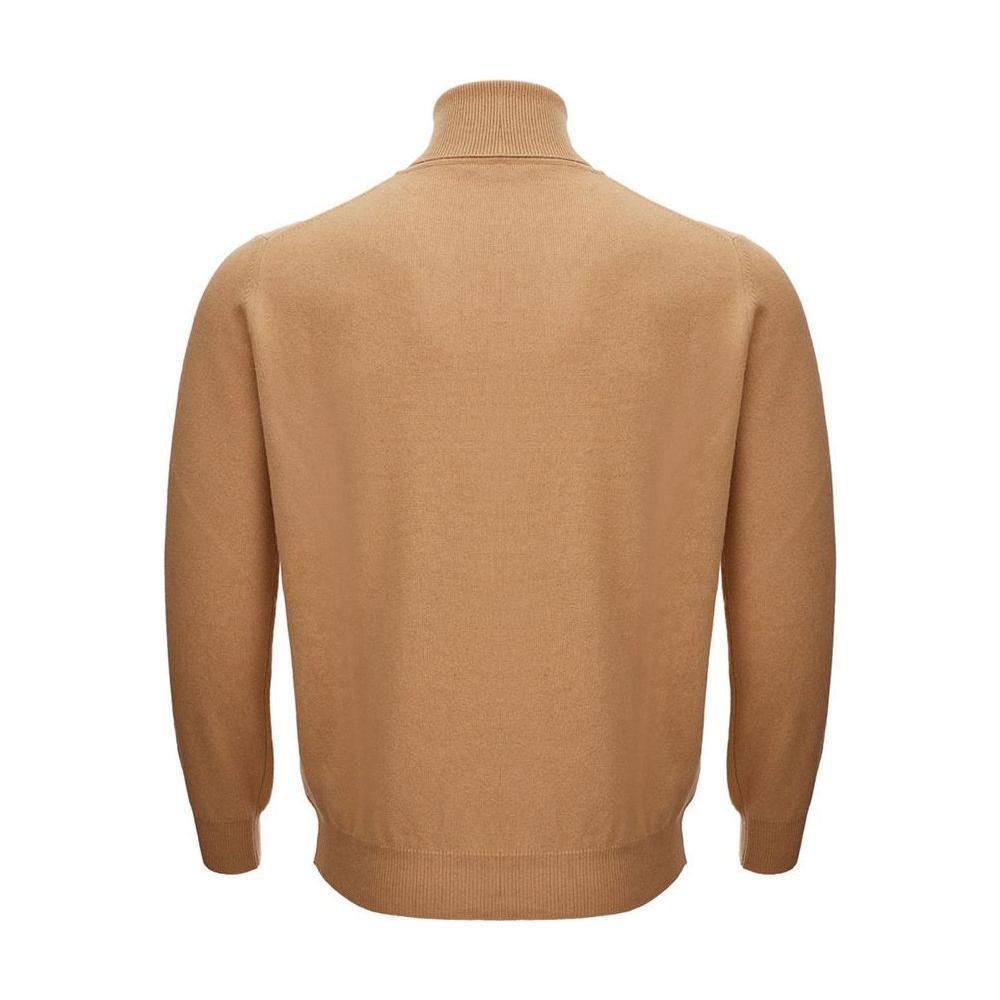 KANGRA Elegant Woolen Brown Sweater for Men