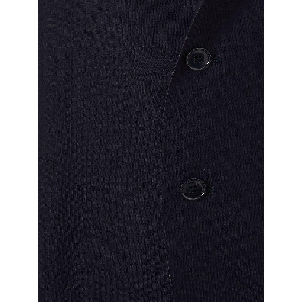 Elegant Blue Cotton Lardini Jacket
