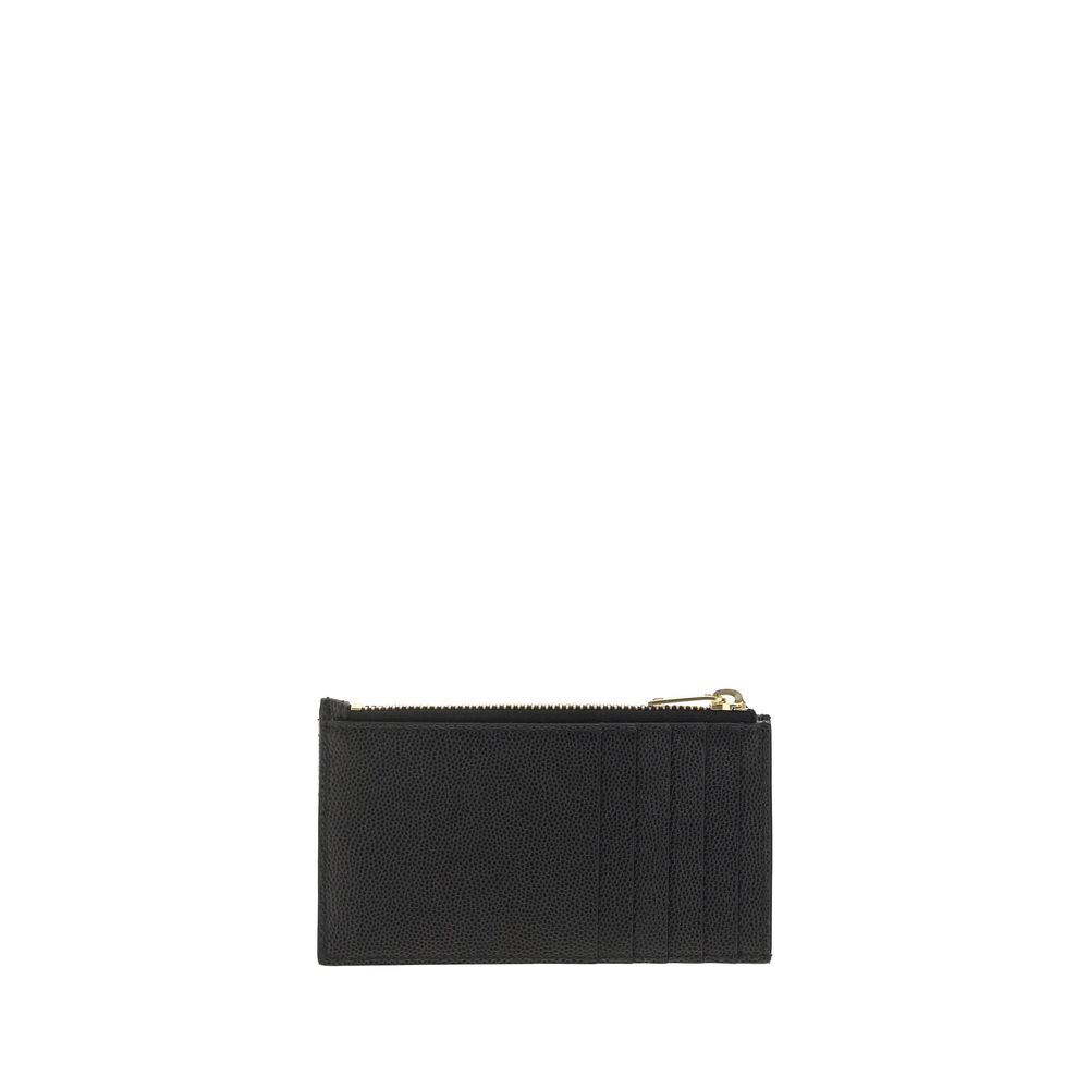 Front view with bag zipped and handles upright.