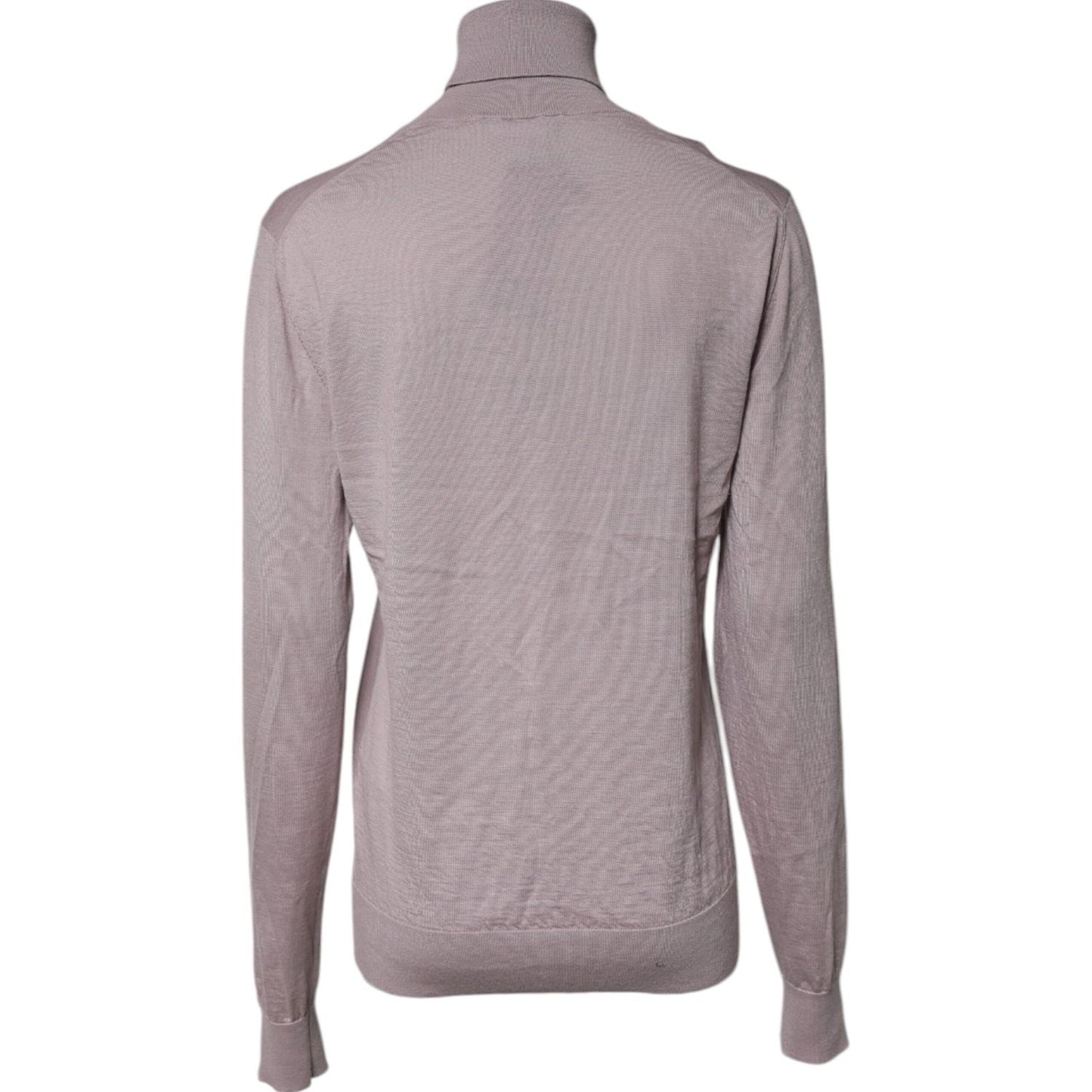 Dolce & Gabbana Brown Cashmere Turtleneck Pullover Sweater