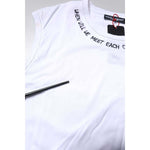 Dolce & Gabbana White Cotton Sleeveless Printed Tank T-shirt TSH87355-36