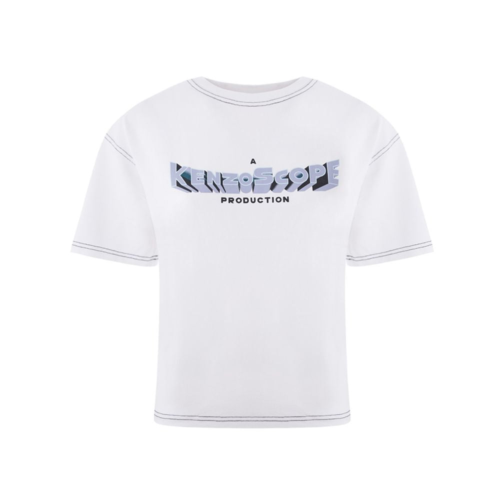 Kenzo Elegant White Cotton Top for Women