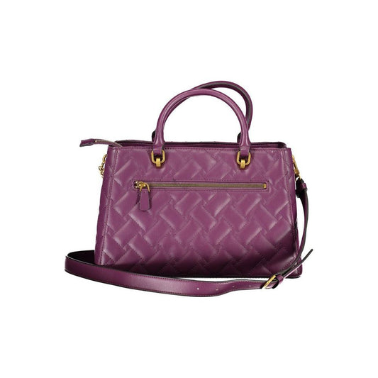 Guess Jeans Purple Polyethylene Handbag Guess Jeans Dim Gray