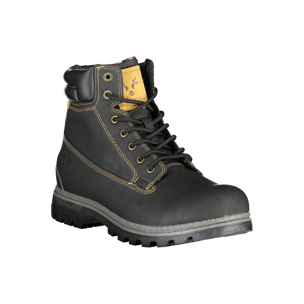 Carrera Black Polyester Mens Boot