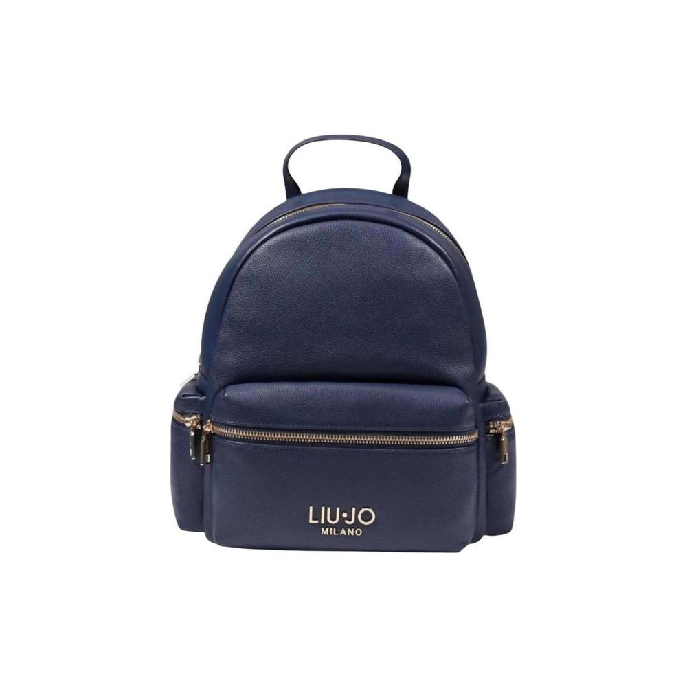 Front view with bag zipped and handles upright.
