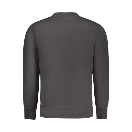 Calvin Klein Black Cotton Men Sweater Calvin Klein Dark Slate Gray