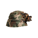 Dolce & Gabbana Multicolor Leopard Embellish Wide Brim Bucket Hat